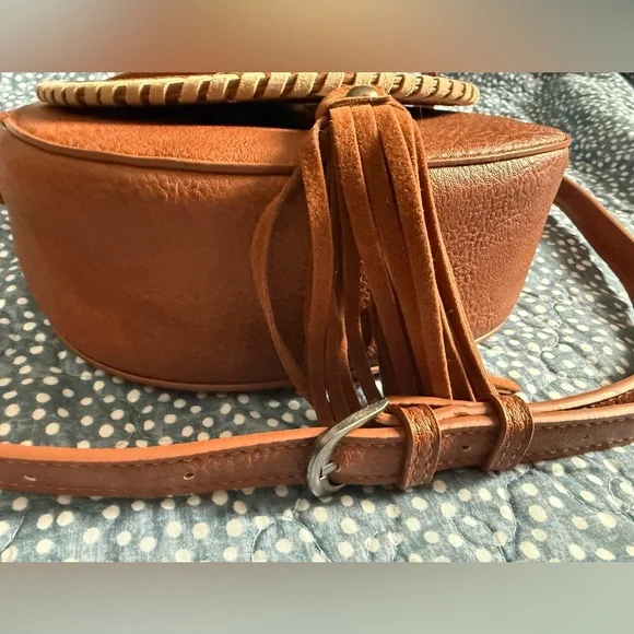 Wrangler Brown & Tan Aztec Crossbody Bag - Picture 3 of 7